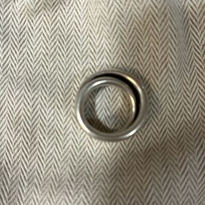 Silver Hermes Double Ring!